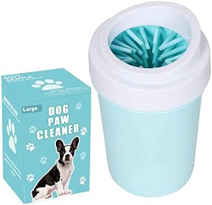 Dog Paw Cleaner for Dogs Large/Petite Paw Washer Easy to Use & Clean Portable Dog Paw Cleaner Cup Dog Foot Washer with Silicone Washers Nice Packing