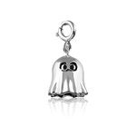 Halloween Pendant in .925 Sterling Silver | Boo Charm for Boys and Girls (Unisex) | Cute Ghost