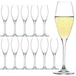 FAWLES Champagne Flutes Set of 12, 