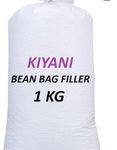 KIYANI Beans ||1 Kg Bean Bag Filler for Bean Bag Filling || Bean Bag Refill