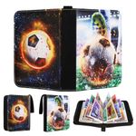 Football Card Binder, Trading Card Album for Football Card Collection Folder with 65 Page 520 Card Capacity Football Card Holder with Detachable Binder for Game Cards, Sports Star Cards