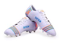 SEGA Mens Spectra Football Shoes By Star Impact Pvt. Ltd. (White, Numeric_4)