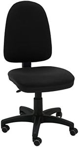 La Silla de Claudia - Silla giratoria de Escritorio Torino para oficinas y hogares ergonómica con Ruedas de parquet (Black)
