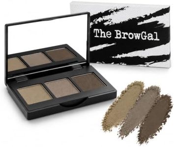 The BrowGal | Convertible Brow Powder/Pomade Duo, 3 Shades | 03 Light | Waterproof & Sweat-Resistant Brow Powder/Pomade Duo for Buildable Color, Natural Definition & Fuller Brows | Cruelty-Free