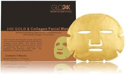 24K GOLD & Collagen Facial Mask A Potent Hydrating, Nourishing, and Recharging 24K Gold & Collagen Facial Mask