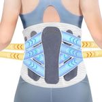 RESTCLOUD Back Brace for Lower Back Pain, Lumbar Support Brace Pain Relief for Women and Men, Ideal for Lower Back Pain, Sciatica, Scoliosis and Lifting at Work (X-Large)