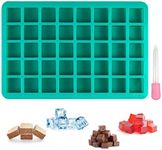 BUSOHA 40-Cavities Square Caramel Candy Baking Silicone Molds for Chocolate Truffles, Ice Cube, Hard Candy, Peanut Butter Fudge, Praline, Gummy Jelly, Nonstick BPA Free