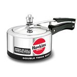 Hawkins Hevibase Induction Compatible Pressure Cooker, 2 Litre, Silver (IH20)