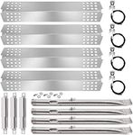 Hiorucet Barbecue Replacement Parts for Master Chef G45308, G45311, G45301, G45303, G45309 Grill Models. BBQ Heat Shields, Burner Tubes, Crossover Tubes and Ignitors Kit.