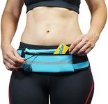 Dimok Running Belt Waist Pack - Water Resistant Runners Belt Fanny Pack for Hiking Fitness – Adjustable Running Pouch for Phones iPhone Android