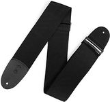 Levy's M8P3-XL-BLK 3-inch Polypropylene Guitar Strap X-Long - Black