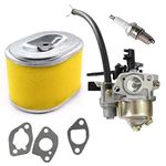 HURI Carburetor Air Filter For 168F GX110 GX120 GX160 5.5HP GX200 6.5HP Engine Carburettor Spark Plug