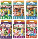 KangaToys 6 Pack of Aqua Brush, Water Reveal, Coloring Scripture Activity Book for Kids. (6 Pack Bible & Book of Mormon Set)