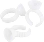 Juvale 400-Count Ink and Glue Holder Cup Rings for Eyelash Extensions and Tattoo Microblading