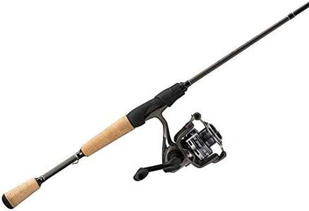 Lew's Speed Spool LFS Spinning Reel and Fishing Rod Combo, 6-Foot 9-Inch 1-Piece HM30 Graphite Blank Fishing Rod, Size 300 Reel, Right or Left-Hand Retrieve, Split-Grip Cork Handle