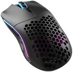 GLORIOUS Gaming Model O- (Small) Wireless Gaming Mouse - 65g Superlight Honeycomb Design, RGB, Ambidextrous, Lag Free 2.4GHz Wireless, Up To 71 Hours Battery - Matte Black