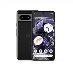 Google Pixel 8 - Unlocked Android Smartphone with Advanced Pixel Camera, 24-Hour Battery, and Powerful Security - Obsidian - 128 GB