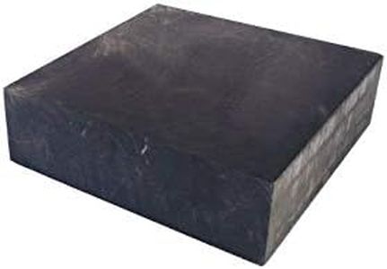 OTOOLWORLD 99.9% Purity Graphite Ingot Block EDM Graphite Plate Milling Surface (100MMx100MMx30MM)
