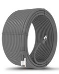 FEDUS 40 Meter Heavy Duty Outdoor Cat6 Cable Weatherproof/UV Resistant 10000mbps Ethernet Cable Suitable for Direct Burial Installations Ethernet Patch LAN Cable,Internet cable Network Cord D-Gray