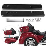 Sresk Detachable Tour Pack Relocator Kit Adjustable 1''-3'' Extend Trunk Luggage Mounting Plate Rack for 2014-2023 Harley Touring Road King Electra Street Glide Trikes Tri Glide