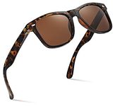 Retro Rewind Polarized Sunglasses for Men and Women - UV Protection Classic Sun Glasses, Gloss Tortoise | Brown, One size