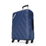 SAFARI RAY 77 Cms Check-in Trolley Bag Hard Case Polycarbonate 4 Wheels 360 Degree Wheeling System Luggage, Trolley Bags For Travel, Suitcase For Travel, Midnight Blue