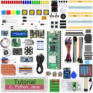 Freenove Ultimate Starter Kit for Raspberry Pi Pico 2 W (Included), Dual Arm Cortex-M33 and Dual Hazard3 RISC-V Microcontroller, 767-Page Detailed Tutorial, 224 Items, 119 Projects, Python C Java Code