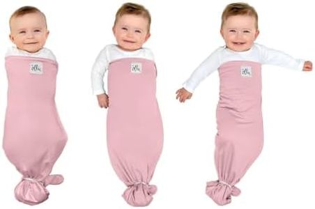 The Ollie Swaddle – Customizable Baby Swaddle for Newborns | Pediatrician-Approved for Safe Sleep | Adjustable Fit, Breathable, Machine-Washable | Easy Diaper Access
