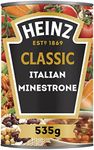 Heinz Classic Italian Minestrone Soup Family Pack Vegetarian Classic Soup Canned Soup Tinned Soup 535g