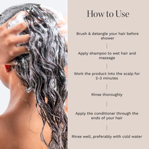 Hair Burst Wavy & Curly Shampoo and Conditioner Set – Sulfate-Free, Curl Enhancing, Frizz Control