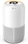 Dreamegg HEPA Air Purifier - Air Purifiers for Bedroom Allergies and Pets, 4-in-1 True HEPA & Activated Carbon Filter, Quiet 360° Air Intake Cleaner with Pet Mode Night Light for Home Smoker Office