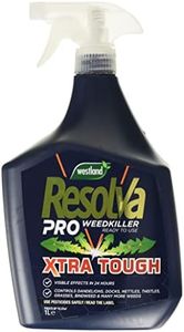 Resolva 20300382 Pro Ready To Use Weed Killer, 1 Litre, Transparent - Packaging May Vary