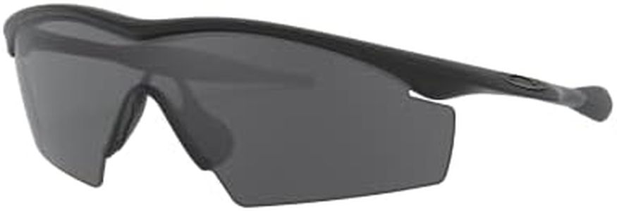 Oakley Men's OO9060 M Frame Strike Rectangular Sunglasses, Black/Grey, 29 mm