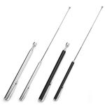 XAVSWRDE 4 PCS Telescopic Pick Up Tools Rod 2 LB Extendable Magnetic Handheld Stick Pen Portable Magnetic Retrieval Pen Magnet Handheld Tool Grabber with Clip for Pickup Screws Nuts, Extending to 65cm