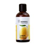 SENSOLI Lemon Essential Oil 100ml - Pure and Natural Essential Oil for Aromatherapy and Diffusers