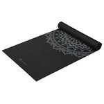 Gaiam Yoga Mat - Premium 5mm Print Thick Non Slip Exercise & Fitness Mat for All Types of Yoga (68 Inch x 24 Inch x 5mm)