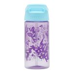 Smash Water Bottle 450ml - Purple Butterfly Design