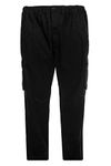 Espionage Mens Big Size Cotton Canvas Black Cargo Trousers (052)