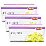 3 Crown Fennel Herbal Tea 20 Bags - Pack of 3 (60 Bags)