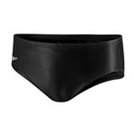 Speedo Men's Water Polo Avenger Brief, Speedo Black, Black, Speedo Black, 32