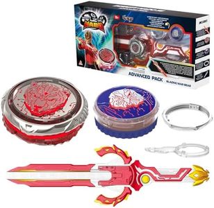 Infinity Nado Spinning Tops para Niños de Juguete de Metal, Battle Tops Spinning Top Launcher Toy, Juguetes para niños Mayores de 5 años, Advanced Pack - Blazing War Bear