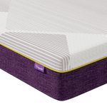 Vesgantti Single Mattress, 18CM Gel Memory Foam Single Mattress with CertiPUR-US Certified Foam for Pressure Relief & Cooling Comfort - Medium Firm, 90x190x18cm, Grape Purple