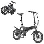 MiRiDER 16 Inch Folding Electric Bike 250W – Compact Lightweight Commuter eBike, Magnesium Alloy Frame, 45 Mile Range, 36V Samsung Battery, Fast Charge, UK Engineered (Single Speed, Onyx Grey)