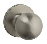 Weiser Regina Satin Nickel Door Knob, Interior Door Handles/Passage Knobs for Hall and Closet Door, Non-locking Hall/Closet Door Handle, Traditional Home Décor