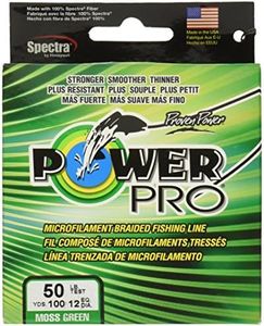 POWER PRO 21100500100E POWERPRO 50 Libras. x 100 Yardas, Unisex, Verde Musgo, Talla única