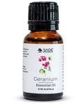 Sage Apothecary 100% Pure & Natural Geranium Essential Oil for Helps to Hair Growth, Skin care, Face, Acne care, Aroma Oil for Diffuser, Home Fragrance - 15 ml