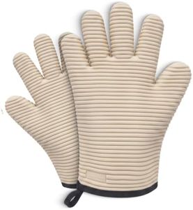 Stripes Gloves - Cream