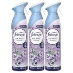 Febreze Air Mist Air Freshener Spray odour Eliminator Home & Office Fragrances - Lavender - 185ml - Box of 3