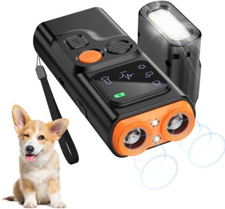 Anti Barking Device,4 Modes Ultrasonic Dog Repeller,Auto Dog Barking Deterrent Devices,Rechargeable stop dogs barking device,Anti Bark Device for Dogs,3 In 1 dog barking control device,Safe In/Outdoor