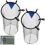 Football Goal Soccer Top Bins - Soccer Target Outdoor Top Bins Football Targets Goal Net 58x70cm Football Training Goal Target for Shootings Accuracy Training Practice Equipment(Set of 2)